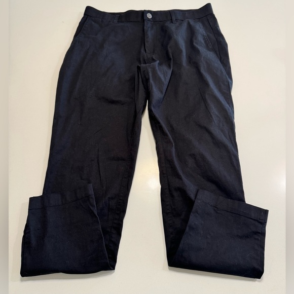 Fabletics Other - Fabletics Lightweight Pants Mens Size 33x32 Black Golf Chino Performance